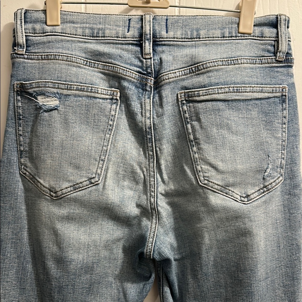 Studio Blue Straight Jeans with Distressed Details - Picture 7 of 8
